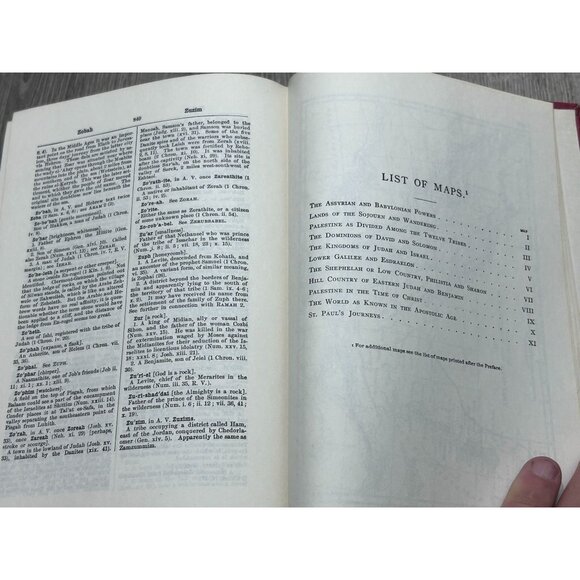 A Dictionary Of The Bible By John D Davis Fourth Revised Edition Hardcover - Picture 8 of 8